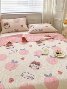 Pure Cotton Double-Sided Bedding Cover Student Dormitory Mattress Protector Case Cotton Sandwich Sheet Pillowcase