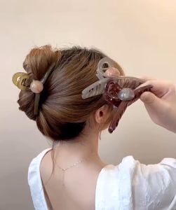 LITTLE DAISY | KBALL Jepit Rambut Premium / Jedai Rambut Korea Hair Claws / Jepitan Aksesoris Rambut Wanita Dewasa / Daily Aesthetic Hair claw