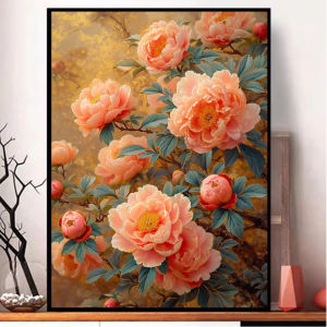 Jigsaw Puzzle 500/1000/1200/2000PCS Peony Flower Scene Brain Teaser Calming Activity Decor Gift