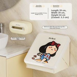 MR.Bin | Wall-Mounted Disposable Facial Tissue Storage Box