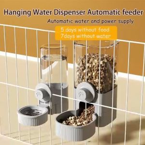 【Buy 1 Take 1】1.2L Large Capacity Hanging cage Feeder and Dispenser for pet cat dog Automatic Feeding with more scenario applications