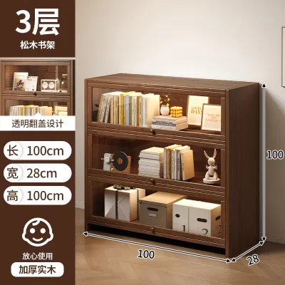 Dustproof Door Cabinet for Narrow Home and Children Storage Shelf
