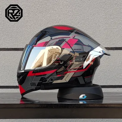 ORZ | Dual Lens Full Face Motorcycle Helmet 3C Certification