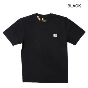 เสื้อยืดแขนสั้น Carhartt ทรงหลวม ผ้าฝ้ายแท้ สำหรับผู้ชายและผู้หญิง ไซส์ใหญ่ สไตล์อเมริกัน เทรนด์ฤดูร้อน ปี 2023