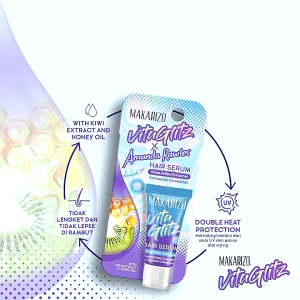 Makarizo Vitaglitz Hair Serum 8ml | Revitalizing | Strength Booster | Shine Reflect Enhance