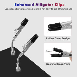Magnetic Helping Hands Soldering Third Hand Tools Metal Flexible Gooseneck with Alligator Clips Welding Tool