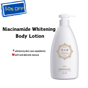 Niacinamide Brightening Body Lotion 500ml Even Skin Tone Fades Dark Spots Dullness Long Lasting Moisture Fragrance