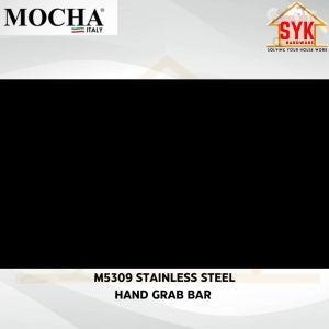 SYK MOCHA M5309 1Pcs Stainless Steel Hand Grab Bar Wall-Mounted Toilet Bathroom Safety Handles Grip Pemagang Tandas