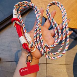 สายโซ่โทรศัพท์แบบถอดได้สำหรับผู้หญิง สายสะพายไหล่แบบยูนิเซ็กซ์ สายรัดโทรศัพท์มือถือแบบแข็งแรงสำหรับการเดินทางกลางแจ้ง สายรัดกล้องแบบแยกส่วนได้