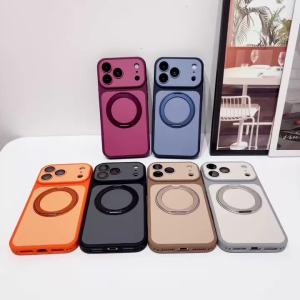 szhaiyu | 360°Rotating Stand Bracket Magnetic Case for IPhone 18 Air 17 16 15 14 Plus 13 12 11 Pro Max for Magsafe Shockproof Armor Cover