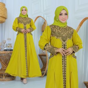 Gamis abaya turkiabaya terbaruabaya terpopuler 2023//COD//Syaki Fashion