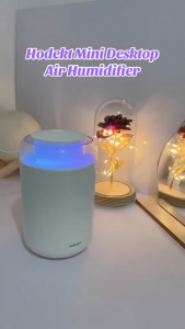 HODEKT 1.2L Portable Air Humidifier Aroma Essential Oil Diffuser Mood Light USB For Home Car Office