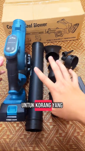 Powdeom 17000RPM Electric Air Blower Cordless Leaf Blower Battery Vacuum Blower Vacuum Cleaner