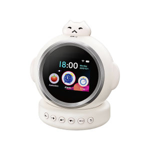 AI Speaker Wifi Voice Assistant HD Touch Screen Display Alarm Clock Hi-fi Stereo Multifunction Speaker with TF RGB Night Light
