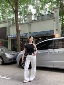 New Summer High Waist Wide Leg Straight Cut Loose Jeans