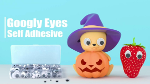 500pcs Googly Eyes Premium Mata Kocak Boneka 3D Bergerak Untuk Kerajinan Tangan
