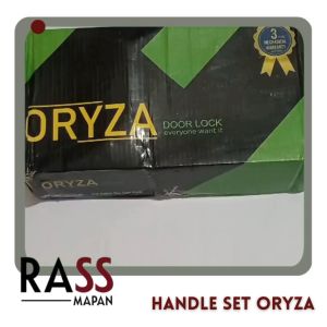Handle Pintu Aluminium plat Oryza per set