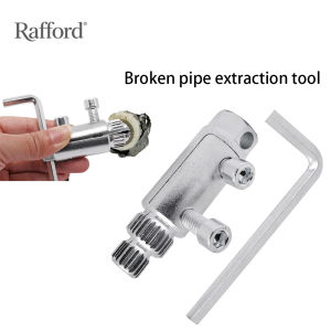 Rafford 1 Pcs Broken Faucet Pipe Removal Tool Stripping Screw Extractor for 1/2" and 3/4" Pipes Easily Removes Damaged Valves