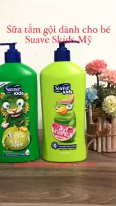 Sữa tắm gội xả cho bé Suave Kids 3in1 Mẫu Mới Chai Có Vòi 532ml