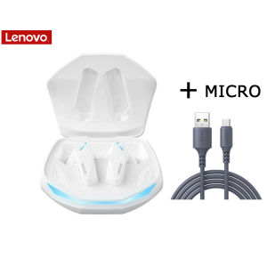 Lenovo Thinkplus หูฟัง5.3บลูทูธ GM2โปรหูฟังออกกำลังเล่นเกมไร้สายในหูเวลาแฝงต่ำโหมดคู่หูฟังเพลงใหม่