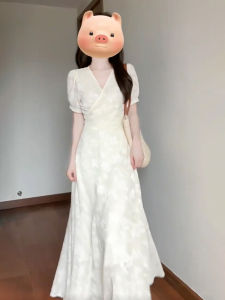 SENWA | Đầm Dây Hoa Ép Eo Mùa Hè