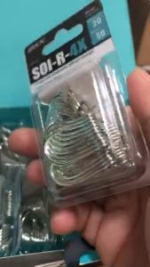 [Hộp 50 Lưỡi]Câu Cá Tra Giải BKK SOI-R-4X Trắng - Số 19 20 21 - Thép Carbon Siêu Cứng Không Rỉ - Hàng Chính Hãng