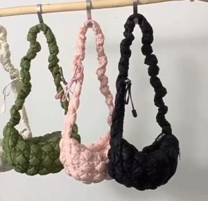 Tas Selempang Bahu Puffy Wanita Korean Style Aesthetic Terbaru - Shoulder Bag Pillow Kekinian TG17