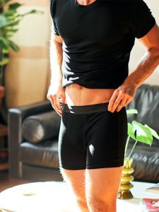 Antibacterial Seamless Merino Wool Boxer Shorts for Outdoor Activities