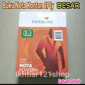 Nota Kontan Paperline 2 Ply Besar/2 Rangkap Murah