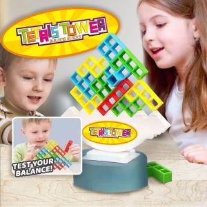 Tetris Tower Build Higher And Keep Balancing Toys Kids Educational Learning Toys ME008 *Ready Stock*