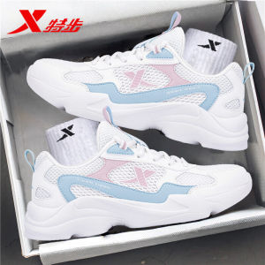 Womens Running Shoes Breathable Mesh XTEP Sport Shoes Dad Style Summer New Arrival Comfortable Lightweight Rubber Sole