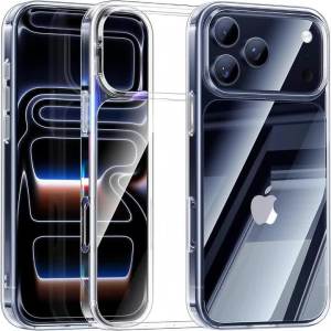 Ốp Điện Thoại PC Chống Ố Vàng Chống Sốc Trong Suốt Như Pha Lê Dành Cho iPhone 17 Pro Max/17 Pro/17/Air Bảo Vệ Trong Suốt Như Kim Cương