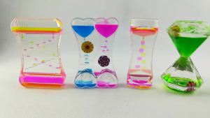 Đồng Hồ Cát Acrylic Với Chất Lỏng Hình Giọt Dầu Hiệu Ứng Nước Chảy Động Đồ Trang Trí Bong Bóng Đồ Chơi Trẻ Em Món Quà Sinh Nhật Tuyệt Vời Cho Trẻ Em