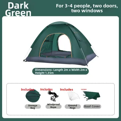 Sunscreen Insect Proof Automatic Tent 3-4 People