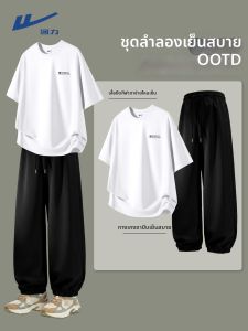 Warrior | Vintage Oversized Summer Sport Set Short Sleeve and Long Pants