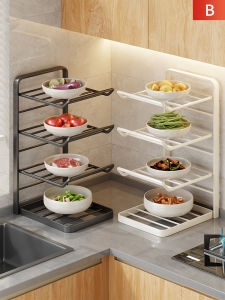 MENGBINFEN | Multifunctional Layered Vegetable Preparation and Storage Rack