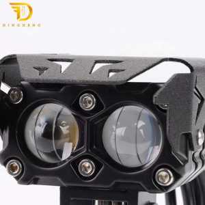 lampu sorot kuning putih 2 mata D2 mata premium - 1 pcs