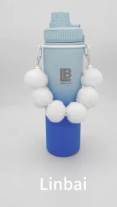 Linbai Flask Cute Ball Pandent Candy Colors Tumbler Accessories for Bags / Key Chain / Phone / Cups Pandent