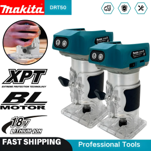 Makita | Makita DRT50 18V Brushless Cordless Trimming Tool Portable Compact Router For Household Wood DIY Slotting Bare Tool