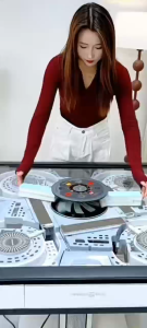 Automatic Mahjong Table 148 Animal Flying Whirlwind Roller Coaster Mahjong Machine Folding Mahjong Can Change To Dining Table With Warm And Cold Air