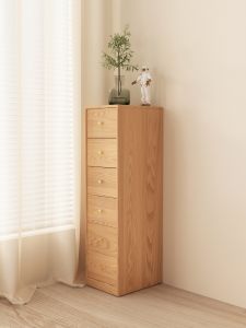 Slim Fit Space-Saving Chest Of Drawers Wall-Placed Living Room Bedroom Storage