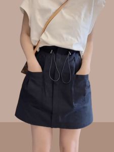 plus Size A-Line Mini Skirt for Women Summer 2025 Sporty Casual Style Korean Fashion Natural Waist Short Skirt Workwear