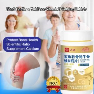 Shark Cartilage Yak Bone Vitamin-D Calcium Tablets High Calcium Easy Absorb Protect Bone Health Scientific Ratio Supplement Calcium