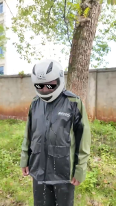 Jiditech Raincoat Motorcycle Raincoat Waterproof Windproof Rain Coat and Rain Pants For Motorcycle