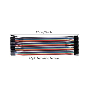 120pcs Multicolor Dupont Wire Kit: 40pin Male-Female Male-Male Female-Female Breadboard Jumper Cables for Arduino Projects