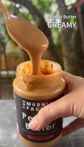 THE MORNING FACTORY Peanut Butter - Creamy [Zero Added Salt & Sugar] 350G