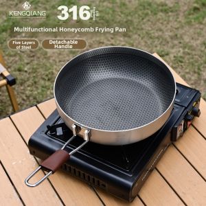 RONGCHUAN | Portable Detachable Handle Outdoor Wok