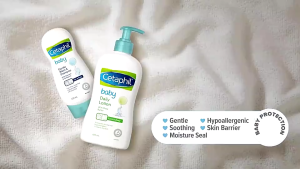 Cetaphil Baby Full Care Bundle Wash & Shampoo 400ml + Daily Lotion 400ml + Advanced Protection Cream 85g All-in-One Baby Skincare Essentials