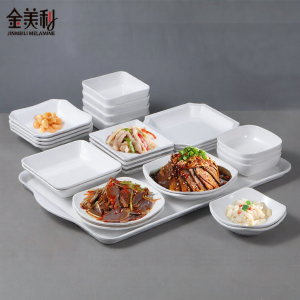 Square Melamine Dish For Cold Dishes Snacks