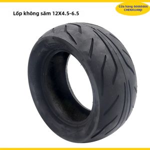Lốp Không Săm 12x4.50-6.5 Dành Cho Xe Tay Ga Xe Đạp Mini Xe ATV - Lốp Xe Điện Chống Mài Mòn Cao Su 12 Inch